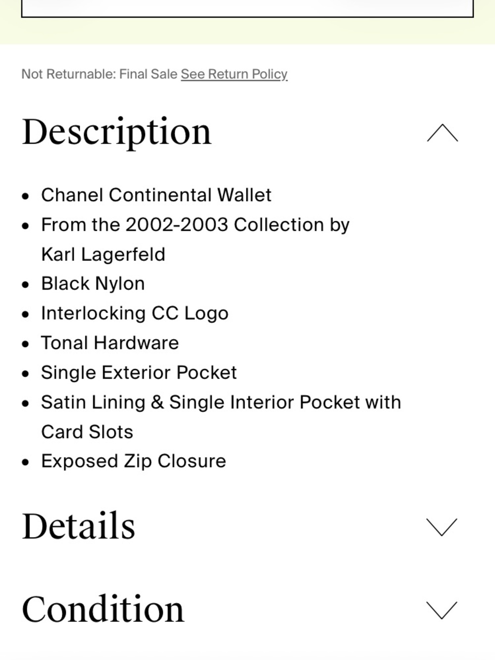 CHANEL Black Logo Jacquard Zip Wallet - Picture 5 of 6